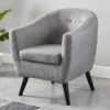 Fauteuil MIOKAS En Tissu - Gris -Deco.fr Soldes Boutique canape 341919