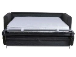 Canapé 3 Places Convertible Express En Tissu GANOA - Anthracite 15 Canapé 3 Places Convertible Express En Tissu GANOA - Anthracite -Deco.fr Soldes Boutique canape 352269