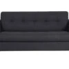 Canapé 3 Places Convertible Express En Tissu GANOA - Anthracite -Deco.fr Soldes Boutique canape 352273