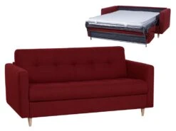 Canapé 3 Places Convertible Express En Tissu GANOA - Anthracite 17 Canapé 3 Places Convertible Express En Tissu GANOA - Anthracite -Deco.fr Soldes Boutique canape 352291