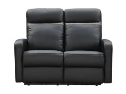 Canapé 2 Places Relax électrique En Cuir ABERDEEN - Noir Et Bande Anthracite 6 Canapé 2 Places Relax électrique En Cuir ABERDEEN - Noir Et Bande Anthracite -Deco.fr Soldes Boutique canape 366601