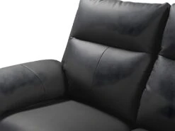 Canapé 2 Places Relax En Cuir De Buffle PAKITA - Noir 9 Canapé 2 Places Relax En Cuir De Buffle PAKITA - Noir -Deco.fr Soldes Boutique canape 367545