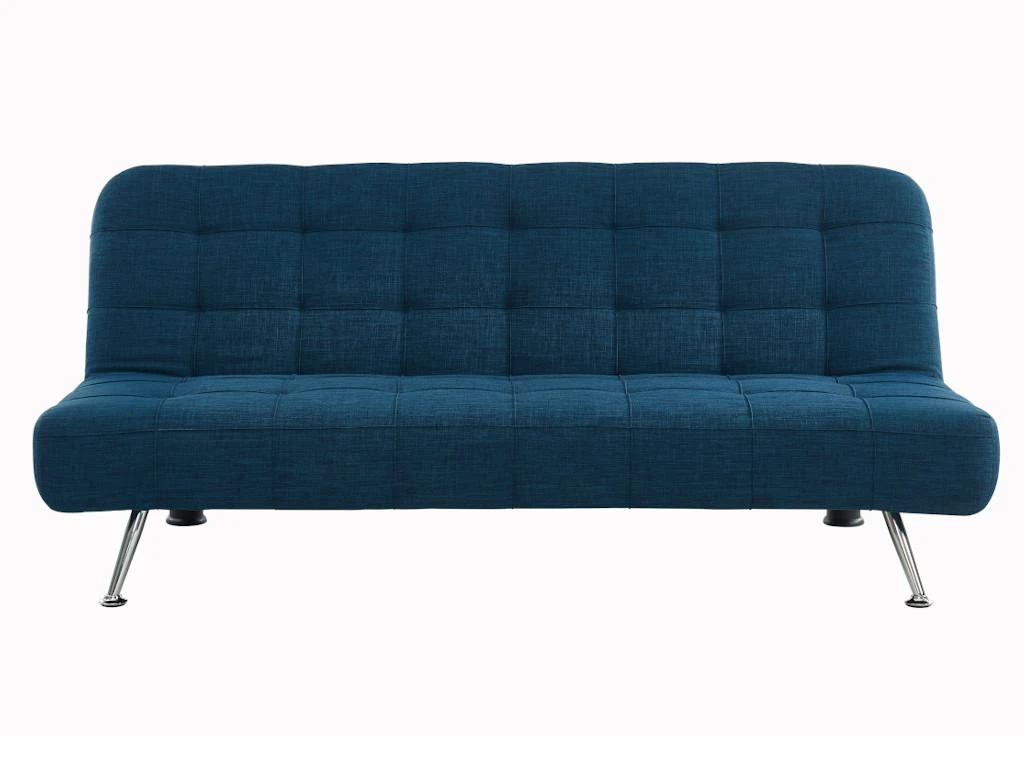 Canapé Convertible Clic-clac En Tissu MURNI - Bleu 3 Canapé Convertible Clic-clac En Tissu MURNI - Bleu – Image 3