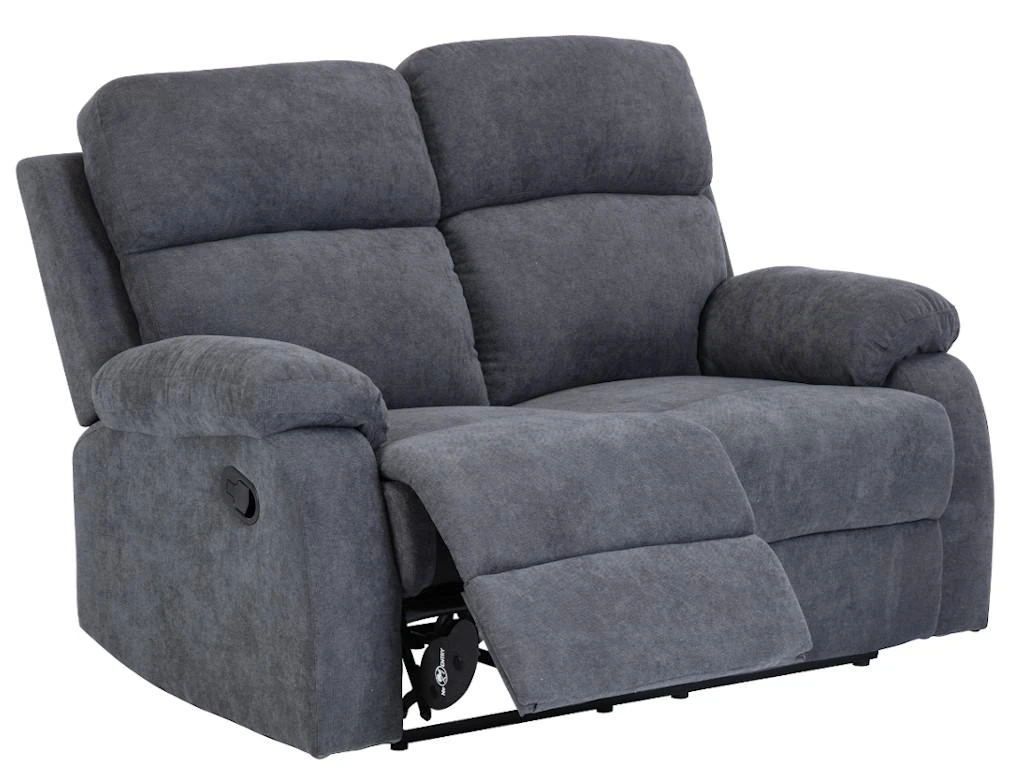 Canapé 2 Places Relax En Tissu TOLZANO - Anthracite 5 Canapé 2 Places Relax En Tissu TOLZANO - Anthracite – Image 5