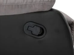 Canapé 2 Places Relax En Microfibre Et Simili TOLZANO - Gris Et Noir 14 Canapé 2 Places Relax En Microfibre Et Simili TOLZANO - Gris Et Noir -Deco.fr Soldes Boutique canape 401761