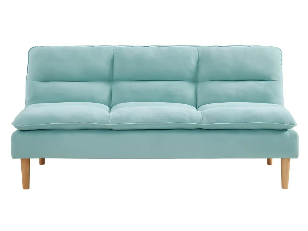 Canapé 3 Places Convertible Clic-clac En Tissu CHARLISE - Vert D'eau 5 Canapé 3 Places Convertible Clic-clac En Tissu CHARLISE - Vert D'eau – Image 5