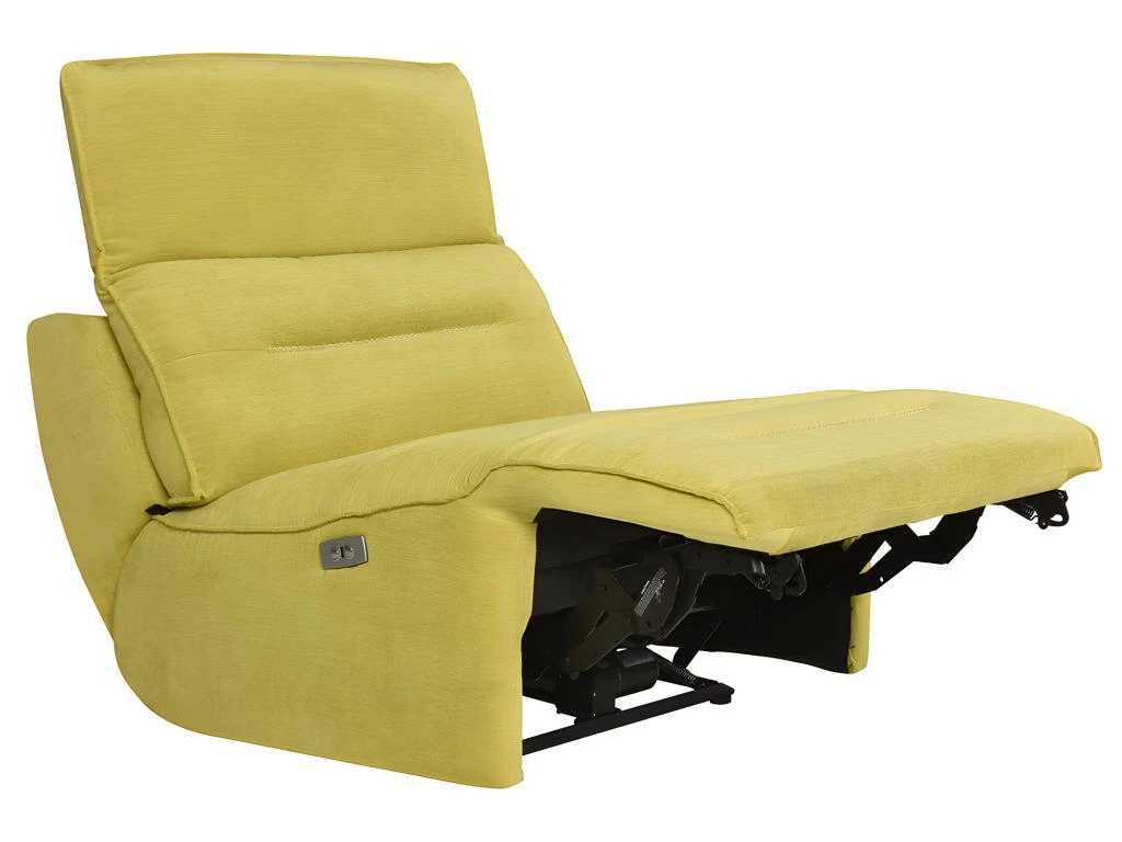 Chauffeuse Relax électrique Pour Modulable En Tissu SYMPOSION - Jaune 3 Chauffeuse Relax électrique Pour Modulable En Tissu SYMPOSION - Jaune – Image 3