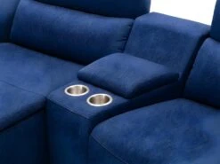 Canapé D'angle Relax électrique En Tissu EIVOR - Bleu - Angle Gauche 14 Canapé D'angle Relax électrique En Tissu EIVOR - Bleu - Angle Gauche -Deco.fr Soldes Boutique canape 451703