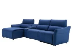 Canapé D'angle Relax électrique En Tissu EIVOR - Bleu - Angle Gauche 12 Canapé D'angle Relax électrique En Tissu EIVOR - Bleu - Angle Gauche -Deco.fr Soldes Boutique canape 451713