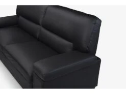 Canapé 3 Places En Cuir De Buffle Noir MIMAS 12 Canapé 3 Places En Cuir De Buffle Noir MIMAS -Deco.fr Soldes Boutique canape 474201