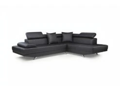 Canapé D'angle XL En Simili ROMAIN - Noir - Angle Droit 13 Canapé D'angle XL En Simili ROMAIN - Noir - Angle Droit -Deco.fr Soldes Boutique canape 474829