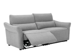 Canapé 3 Places Relax électrique En Tissu RAGNAR - Gris -Deco.fr Soldes Boutique canape 480621