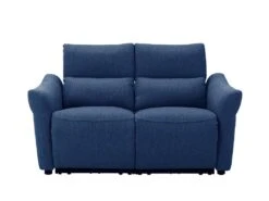 Canapé 2 Places Relax électrique En Tissu RAGNAR - Bleu -Deco.fr Soldes Boutique canape 480661