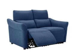 Canapé 2 Places Relax électrique En Tissu RAGNAR - Bleu -Deco.fr Soldes Boutique canape 480669