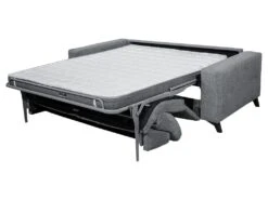 Canapé 3 Places Convertible Express En Tissu MONTASI - Gris - Couchage 140 Cm - Matelas DUNLOPILLO 14 Cm Avec Mémoire De Forme 12 Canapé 3 Places Convertible Express En Tissu MONTASI - Gris - Couchage 140 Cm - Matelas DUNLOPILLO 14 Cm Avec Mémoire De Forme -Deco.fr Soldes Boutique canape 484447