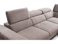 Canapé Grand Angle Convertible En Velours Taupe SEPINA De PASCAL MORABITO - Angle Droit 15 Canapé Grand Angle Convertible En Velours Taupe SEPINA De PASCAL MORABITO - Angle Droit -Deco.fr Soldes Boutique canape 487257