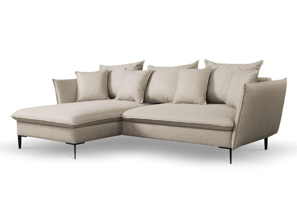 Canapé D'angle Convertible En Tissu Beige LAZARE De PASCAL MORABITO - Angle Gauche 3 Canapé D'angle Convertible En Tissu Beige LAZARE De PASCAL MORABITO - Angle Gauche – Image 3