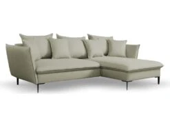 Canapé D'angle Convertible En Tissu Vert Clair LAZARE De PASCAL MORABITO - Angle Droit 9 Canapé D'angle Convertible En Tissu Vert Clair LAZARE De PASCAL MORABITO - Angle Droit -Deco.fr Soldes Boutique canape 487415