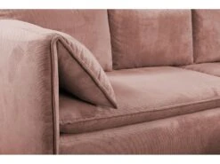 Canapé D'angle Convertible En Velours Côtelé Rose TEODORA De PASCAL MORABITO - Angle Droit 13 Canapé D'angle Convertible En Velours Côtelé Rose TEODORA De PASCAL MORABITO - Angle Droit -Deco.fr Soldes Boutique canape 488047