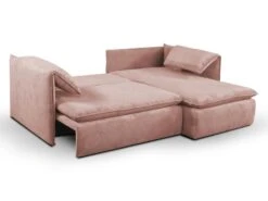 Canapé D'angle Convertible En Velours Côtelé Rose TEODORA De PASCAL MORABITO - Angle Droit 11 Canapé D'angle Convertible En Velours Côtelé Rose TEODORA De PASCAL MORABITO - Angle Droit -Deco.fr Soldes Boutique canape 488051