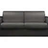 Canapé 4 Places Convertible Express En Simili CALITO - Noir- Couchage 160 Cm - Matelas 14 Cm -Deco.fr Soldes Boutique canape 489183