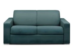 Canapé 2 Places Convertible Express En Tissu CALITO - Bleu - Couchage Lattes Larges 120 Cm - Matelas 18 Cm Avec Mémoire De Forme DUNLOPILLO 14 Canapé 2 Places Convertible Express En Tissu CALITO - Bleu - Couchage Lattes Larges 120 Cm - Matelas 18 Cm Avec Mémoire De Forme DUNLOPILLO -Deco.fr Soldes Boutique canape 490035