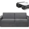 Canapé 4 Places Convertible Express En Velours CALITO - Anthracite - Couchage 160 Cm - Matelas 18 Cm Avec Mémoire De Forme DUNLOPILLO 17 Canapé 4 Places Convertible Express En Velours CALITO - Anthracite - Couchage 160 Cm - Matelas 18 Cm Avec Mémoire De Forme DUNLOPILLO -Deco.fr Soldes Boutique canape 490639