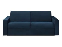 Canapé 4 Places Convertible Express En Velours CALITO - Bleu Nuit - Couchage 160 Cm - Matelas 18 Cm Avec Mémoire De Forme DUNLOPILLO 7 Canapé 4 Places Convertible Express En Velours CALITO - Bleu Nuit - Couchage 160 Cm - Matelas 18 Cm Avec Mémoire De Forme DUNLOPILLO -Deco.fr Soldes Boutique canape 490683