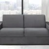 Canapé 3 Places Convertible Express En Velours CALITO - Anthracite - Couchage Lattes Larges 140 Cm - Matelas 16 Cm Avec Mousse à Mémoire De Forme DUNLOPILLO 20 Canapé 3 Places Convertible Express En Velours CALITO - Anthracite - Couchage Lattes Larges 140 Cm - Matelas 16 Cm Avec Mousse à Mémoire De Forme DUNLOPILLO -Deco.fr Soldes Boutique canape 490853