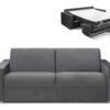 Canapé 4 Places Convertible Express En Velours CALITO -Anthracite - Couchage Lattes Larges 160 Cm - Matelas 16 Cm Avec Mousse à Mémoire De Forme DUNLOPILLO 13 Canapé 4 Places Convertible Express En Velours CALITO -Anthracite - Couchage Lattes Larges 160 Cm - Matelas 16 Cm Avec Mousse à Mémoire De Forme DUNLOPILLO -Deco.fr Soldes Boutique canape 491125