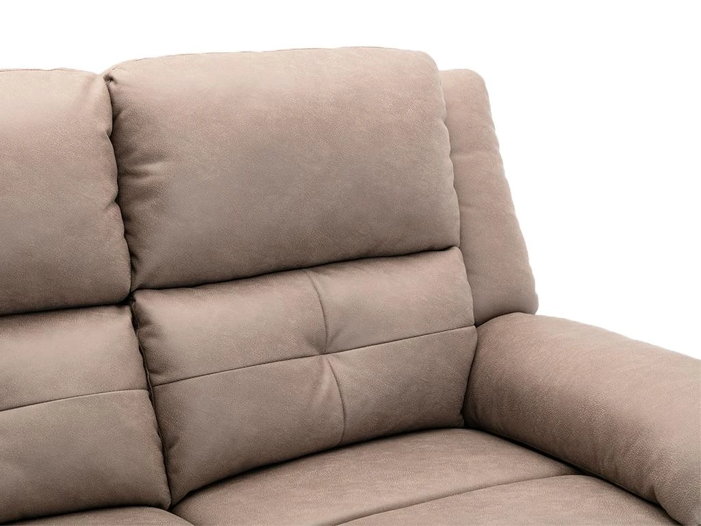 Canapé 3 Places Relax électrique En Tissu Taupe DOLENE 12 Canapé 3 Places Relax électrique En Tissu Taupe DOLENE – Image 12