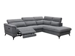 Canapé D'angle Droit Relax électrique En Tissu Gris COPOLI 10 Canapé D'angle Droit Relax électrique En Tissu Gris COPOLI -Deco.fr Soldes Boutique canape 497555