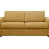 Canapé 3 Places Convertible Express En Tissu Jaune Moutarde - Matelas 14cm - Couchage 140cm - BEVIS 24 Canapé 3 Places Convertible Express En Tissu Jaune Moutarde - Matelas 14cm - Couchage 140cm - BEVIS -Deco.fr Soldes Boutique canape 500125
