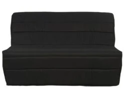Canapé Convertible BZ En Tissu COWBOY II - Noir