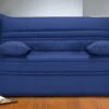 Canapé Convertible BZ CANYON II 100% Coton Fermeture Assistée, 140x190 Cm - Bleu 15 Canapé Convertible BZ CANYON II 100% Coton Fermeture Assistée, 140x190 Cm - Bleu -Deco.fr Soldes Boutique canape 509621