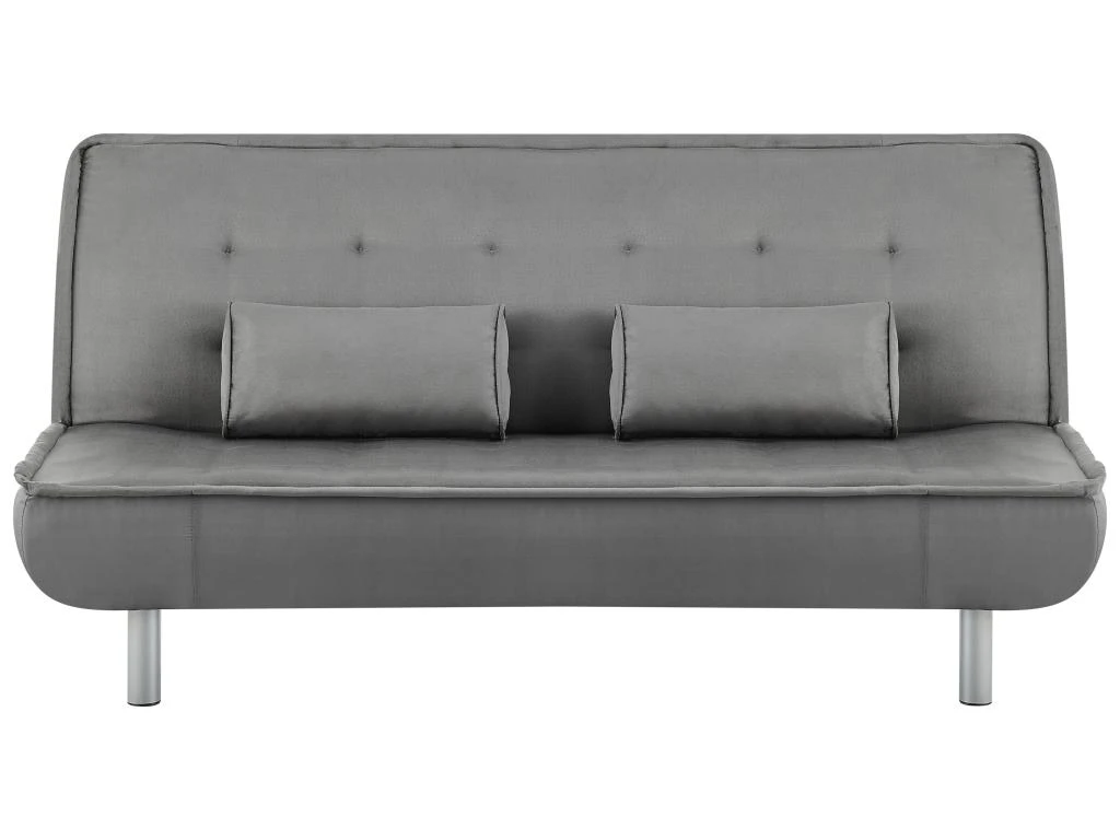 Canapé Convertible Clic-clac MISHAN En Tissu - Gris 2 Canapé Convertible Clic-clac MISHAN En Tissu - Gris – Image 2