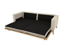 Canapé 3 Places Convertible En Tissu Crème KENZA 11 Canapé 3 Places Convertible En Tissu Crème KENZA -Deco.fr Soldes Boutique canape 7256811