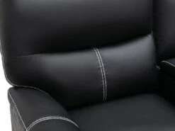 Grand Canapé D'angle Relax En Simili Noir CANBY 12 Grand Canapé D'angle Relax En Simili Noir CANBY -Deco.fr Soldes Boutique canape 8063345