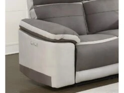 Canapé Relaxation 2 Places Motorisé En Tissu Bicolore Taupe - CLARA 7 Canapé Relaxation 2 Places Motorisé En Tissu Bicolore Taupe - CLARA -Deco.fr Soldes Boutique canape 8914589