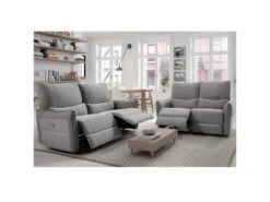 MARBELLA - Canapé Relax Electrique 3 Places Gris 5 MARBELLA - Canapé Relax Electrique 3 Places Gris -Deco.fr Soldes Boutique canape 9170743