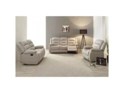 JANS - Ensemble Canapés 3 Places + 2 Places + Fauteuil