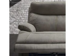 CORDOUE - Canapé Relax Electrique 3 Places Tissu Gris -Deco.fr Soldes Boutique canape 9170991