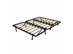 Banquette Lit BZ 140x190 Cm En Tissu Bleu Et Matelas 12 Cm - CYRIAC -Deco.fr Soldes Boutique canape 9316141