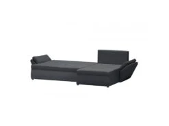 Canapé D'angle Réversible Et Convertible HELIX, Couleur Gris Foncé, 4 Places Avec Coffre De Rangement -Deco.fr Soldes Boutique canape 9479635