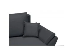 Canapé D'angle Réversible Et Convertible HELIX, Couleur Gris Foncé, 4 Places Avec Coffre De Rangement -Deco.fr Soldes Boutique canape 9479637