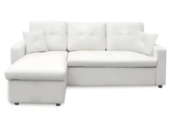 Canapé D'angle Convertible Cuero Blanc 7 Canapé D'angle Convertible Cuero Blanc -Deco.fr Soldes Boutique canape 9480651