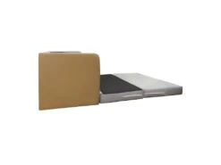 Canapé Déplimousse Convertible 120x190cm En Tissu Gris - ENZIO -Deco.fr Soldes Boutique canape 9482549