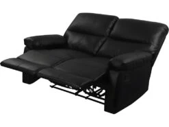 Canapé Relax "Lincoln" - 147 X 89 X 103 Cm - 2 Places - Noir -Deco.fr Soldes Boutique canape 9485543