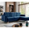 Canapé D'angle Convertible ASSIA VELOURS - En Tissu De Qualité 5 Places, Bleu Foncé, Angle Droit (vu De Face) 13 Canapé D'angle Convertible ASSIA VELOURS - En Tissu De Qualité 5 Places, Bleu Foncé, Angle Droit (vu De Face) -Deco.fr Soldes Boutique canape 9993919