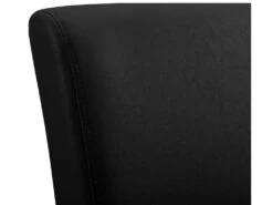 Kit De 2 Chaises Bois Simili 90 X 42 X 48 Cm Noir Mat [en.casa] -Deco.fr Soldes Boutique chaise 10021191